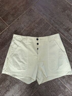 Citizens Of Humanity Light Sage Green Utility Shorts